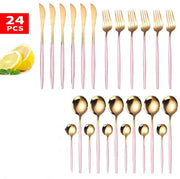 24pcs Luxury Cutlery Set