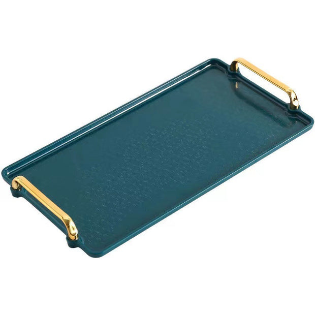 Light Luxury Household Rectangular Tray