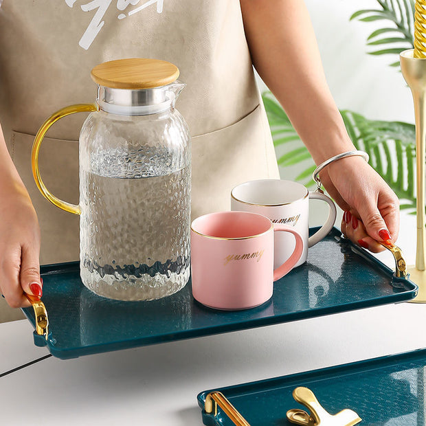 Light Luxury Household Rectangular Tray