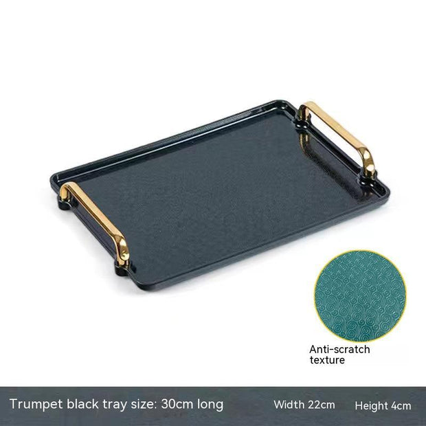 Light Luxury Household Rectangular Tray