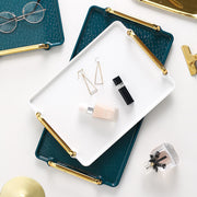 Light Luxury Household Rectangular Tray