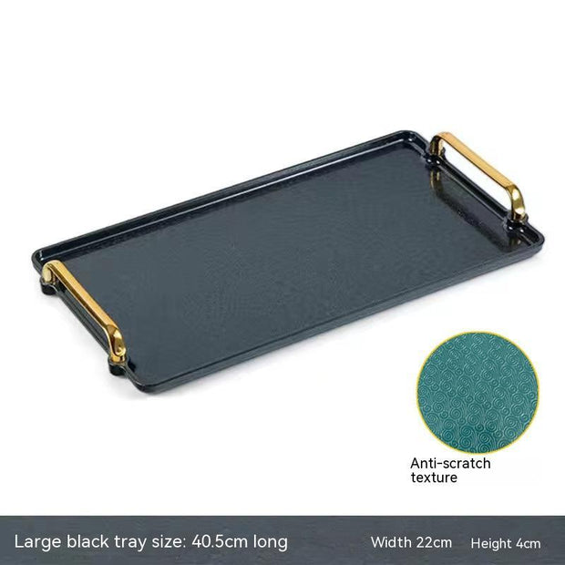 Light Luxury Household Rectangular Tray