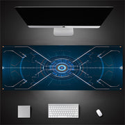 Industrial Style Tech Oversized Seam Keyboard Mouse Desk Pad